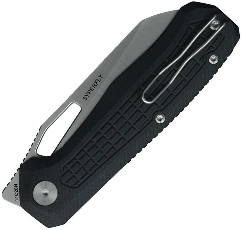 IRONFLY SYPERFLY PURPLE LINER LOCK FOLDING KNIFE 3.74