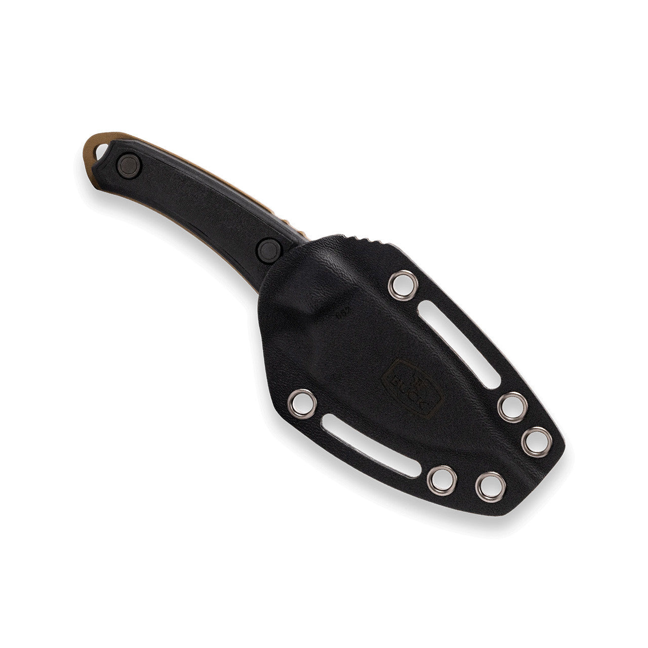 BUCK 662 662BKS1 ALPHA SCOUT BACKCOUNTRY FIXED BLADE KNIFE 2.875" 420HC BRONZE CERAKOTE DROP POINT, VERAFLEX RUBBER AND GRN HANDLES, KYDEX SHEATH - 14518