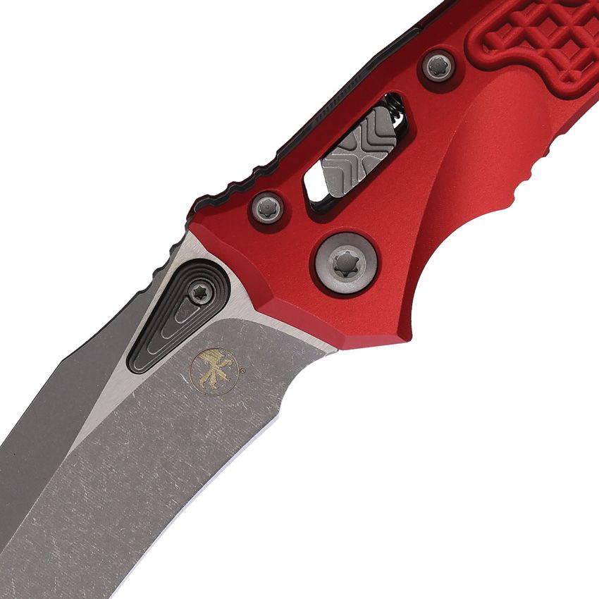MICROTECH MCT137MRL-10APRRD MINI AMPHIBIAN RAM LOCK M390 STEEL FOLDING KNIFE.