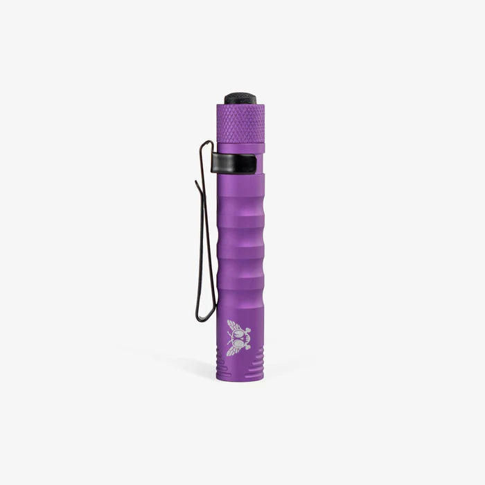 FLYTANIUM FLY-LBF-PURPLE LIGHTNING BUG SMALL FLASHLIGHT EDC NEBULA PURPLE