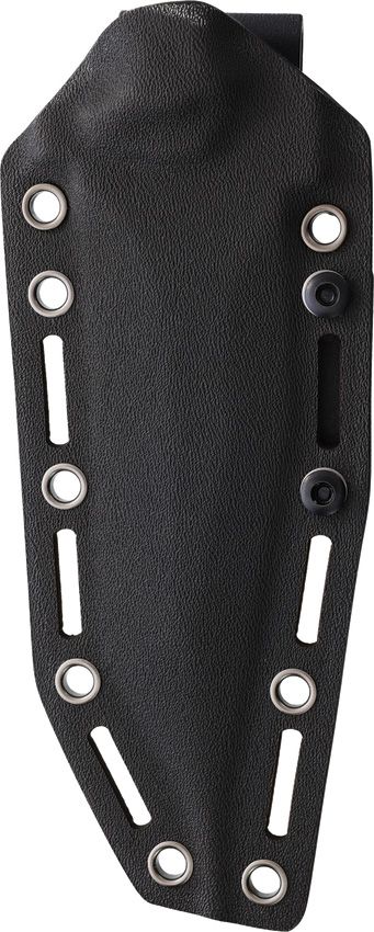 LOTAR COMBAT LTRKA102BK KHAOS REVENGER CPM-3V STEEL DLC COATED TANTO FIXED BLADE KNIFE W/SHEATH.