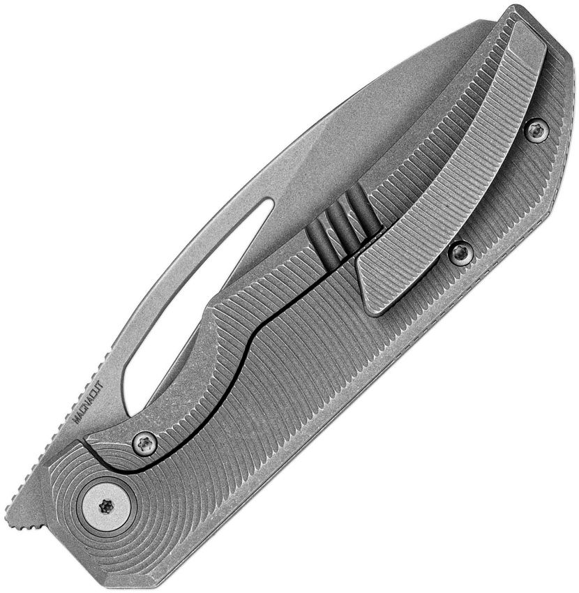 BESTECH BT250F TAIPAN FRAMELOCK CPM MAGNACUT STEEL STONEWASH TI DSW SHEEPSFOOT FOLDONG KNIFE.