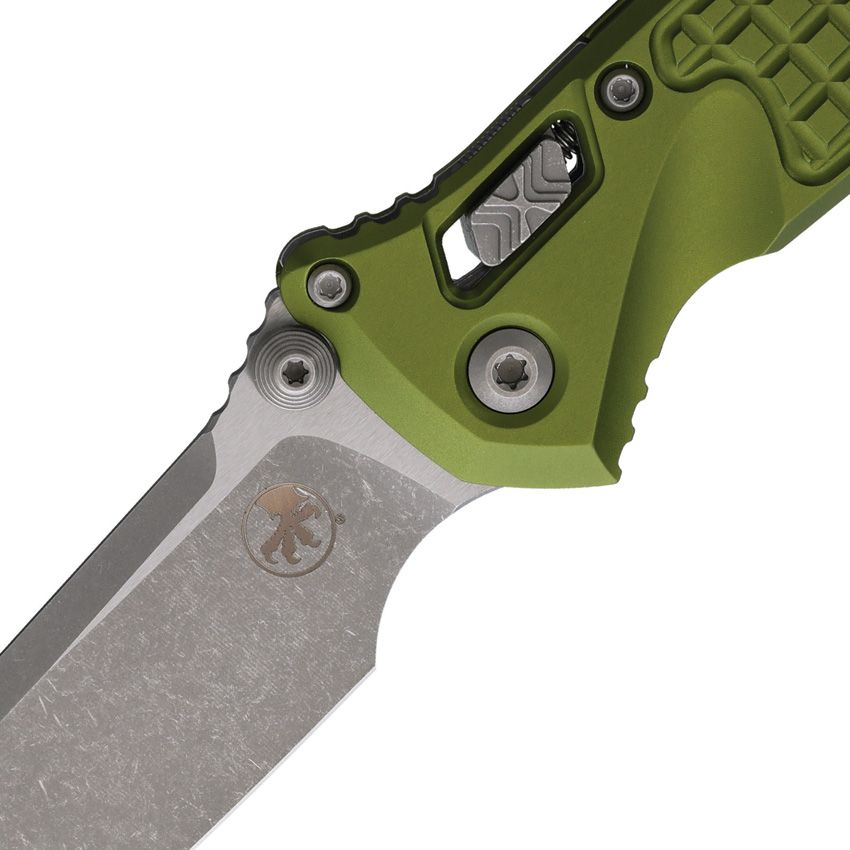 MICROTECH MCT160RL10APFRO 19790 SOCOM RAM-LOK M390MK STEEL OD GREEN FRAG HANDLE FOLDING KNIFE.