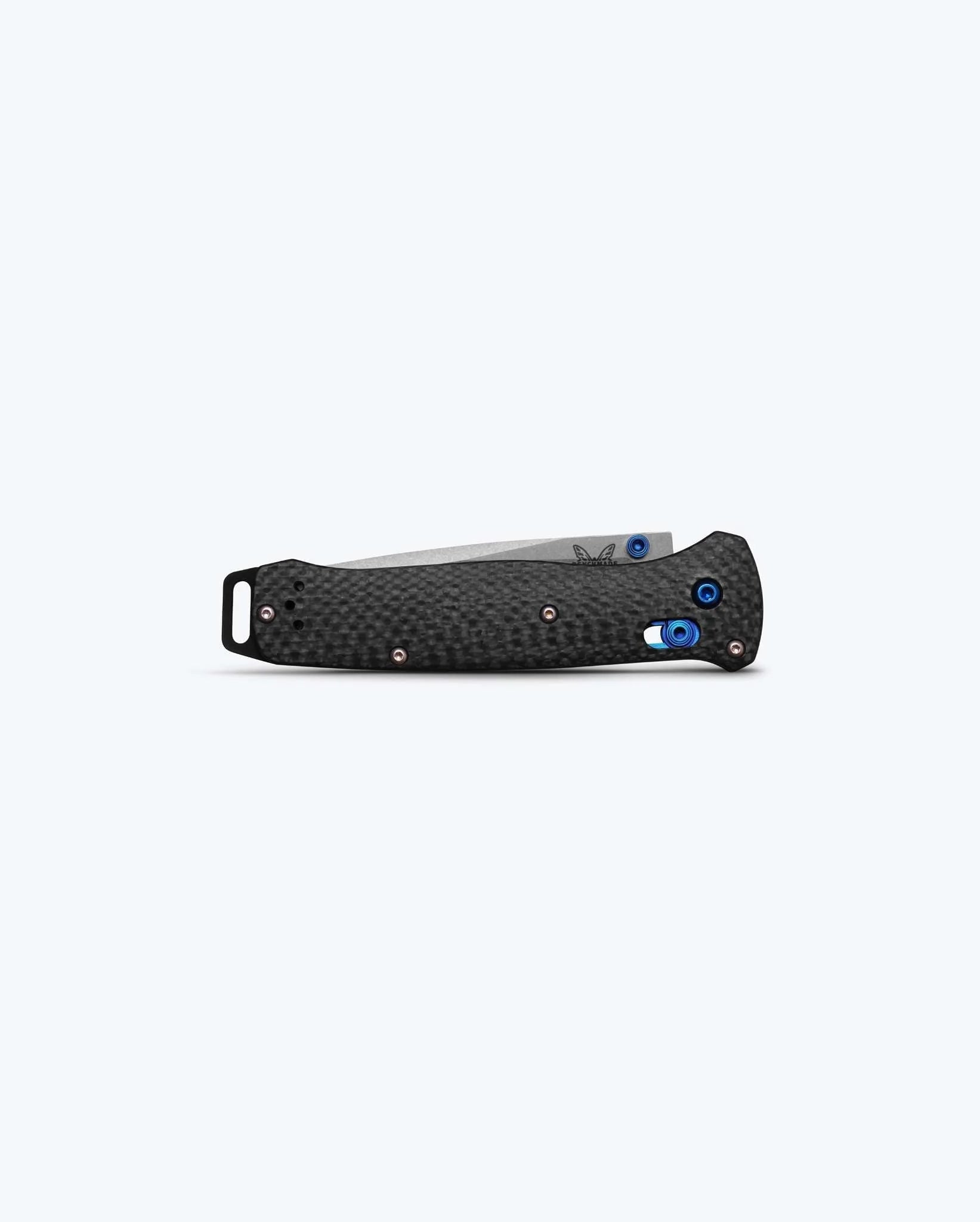 BENCHMADE 537-09 BAILOUT – STONEWASH M390 JAPANESE PROFILE TANTO BLADE – CARBON FIBER HANDLE – MADE IN USA