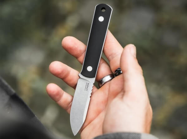Boker Lucas Burnley BFF Packlite Fixed Blade Knife 2.62