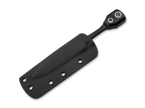 BOKER PLUS FAFO FIXED BLADE KNIFE 3.81" 440C BLACK SPEAR POINT BLADE, BLACK G10 HANDLES, KYDEX SHEATH - 02BP0021 - SRK KNIVES AND SPORTS INC