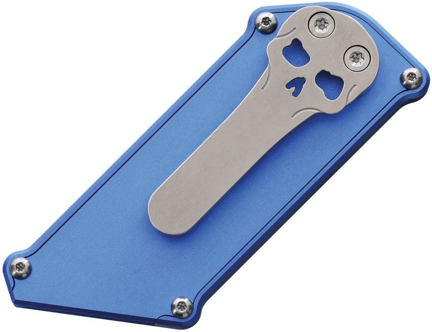 CHAVES KNIVES BLUE LABEL C.H.U.B. (HANDY UTILITY BLADE) – REPLACEABLE UTILITY BLADE – BLUE ALUMINUM HANDLE – MADE IN CHINA