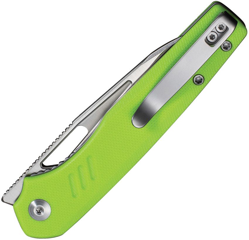 CIVIVI GUILE C24062B2 – 14C28N SATIN BLADE – GREEN G10 HANDLE – LINERLOCK – MADE IN CHINA