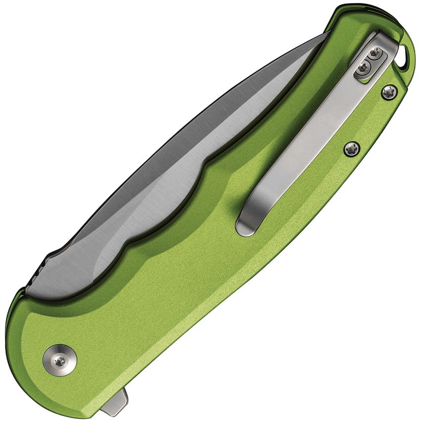 CIVIVI PRAXIS BUTTON LOCK C18026E-3 – SATIN NITRO-V DROP POINT BLADE – LIME GREEN ALUMINUM HANDLE – MADE IN CHINA