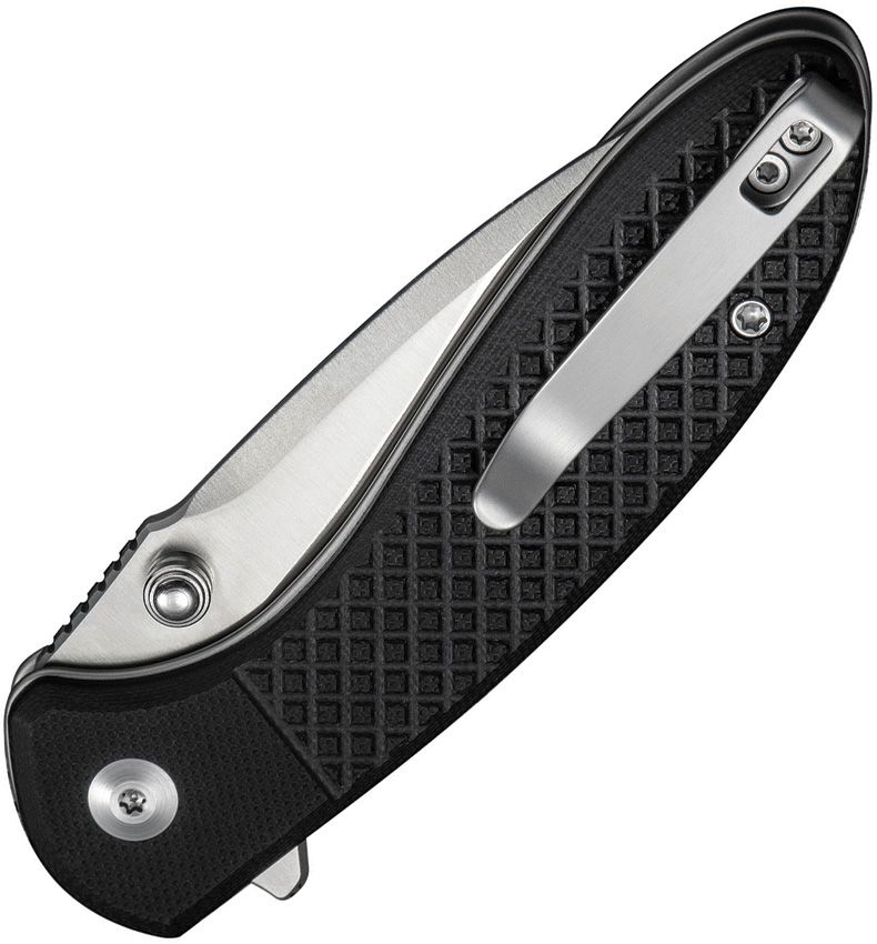 CIVIVI FAEGER CIVC24031-1 – SATIN 14C28N DROP POINT BLADE – MILLED BLACK G10 HANDLE – MADE IN CHINA