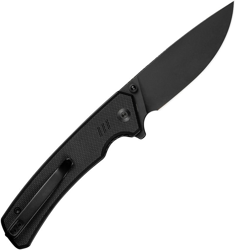 CIVIVI MERIT LINER LOCK C24012-1 – BLACK STONEWASH SANDVIK 14C28N DROP POINT BLADE – BLACK G10 HANDLE – MADE IN CHINA