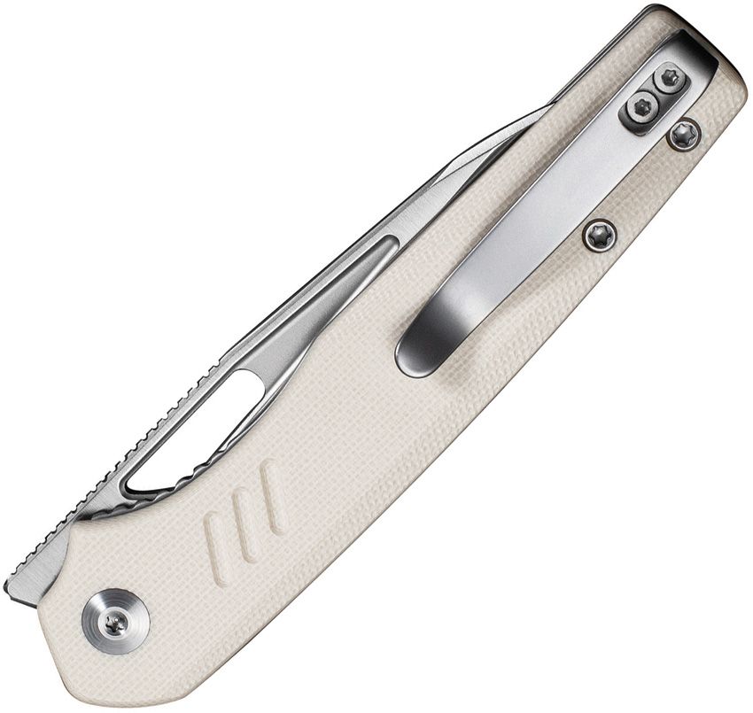 CIVIVI GUILE C24062B3 – 14C28N WHARNCLIFFE BLADE – IVORY G10 HANDLE – LINERLOCK – MADE IN CHINA