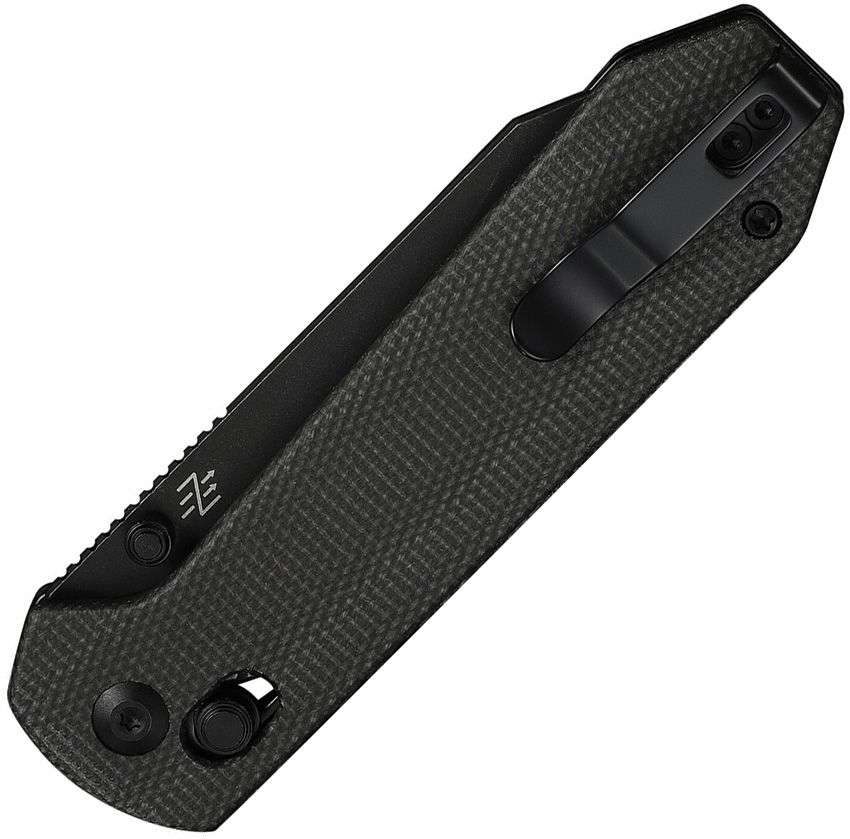 CIVIVI OVER YONDER C25027-1 – BLACK STONEWASHED 14C28N SPEY POINT BLADE – DARK GREEN CANVAS MICARTA HANDLE – MADE IN CHINA