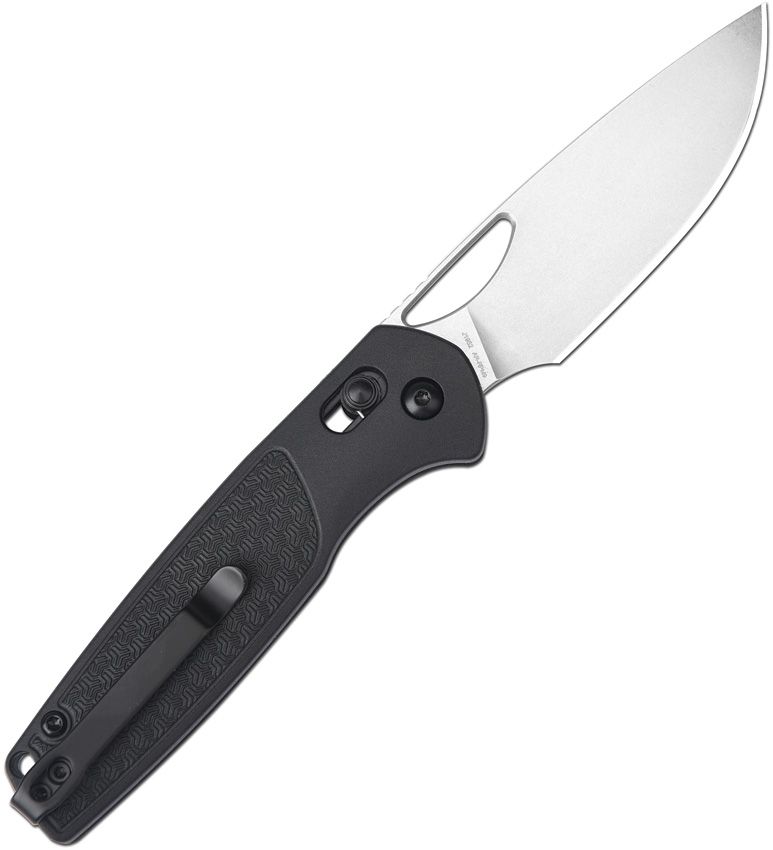 CJRB ACACIA CROSSBAR LOCK J1952BK– STONEWASH AR-RPM9 DROP POINT BLADE – BLACK FRN HANDLE – MADE IN CHINA