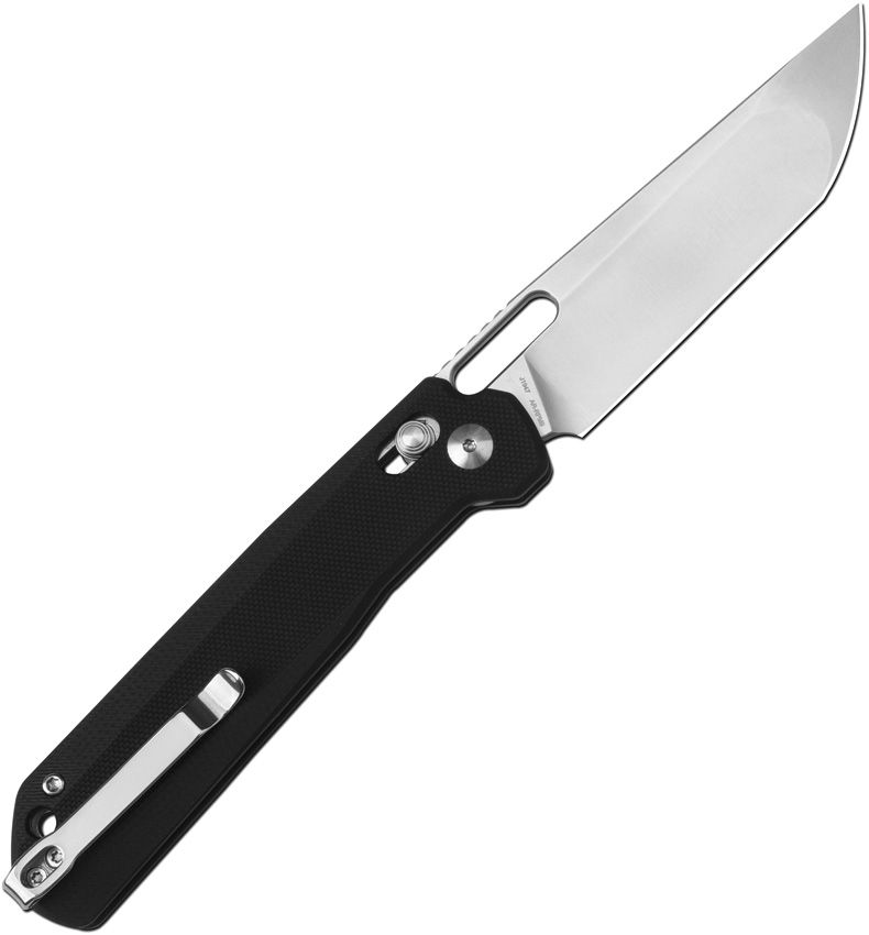 CJRB BELLONA CROSSBAR LOCK J1947BK – SAND POLISH AR-RPM9 TANTO BLADE – BLACK G10 HANDLE – MADE IN CHINA