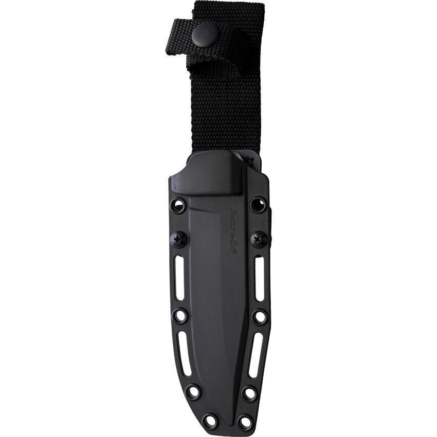 COLD STEEL SRK COMPACT 49LCKDDTBK – BLACK COATED SK-5 CARBON STEEL BLADE – DESERT TAN KRAY-EX HANDLE – MADE IN TAIWAN
