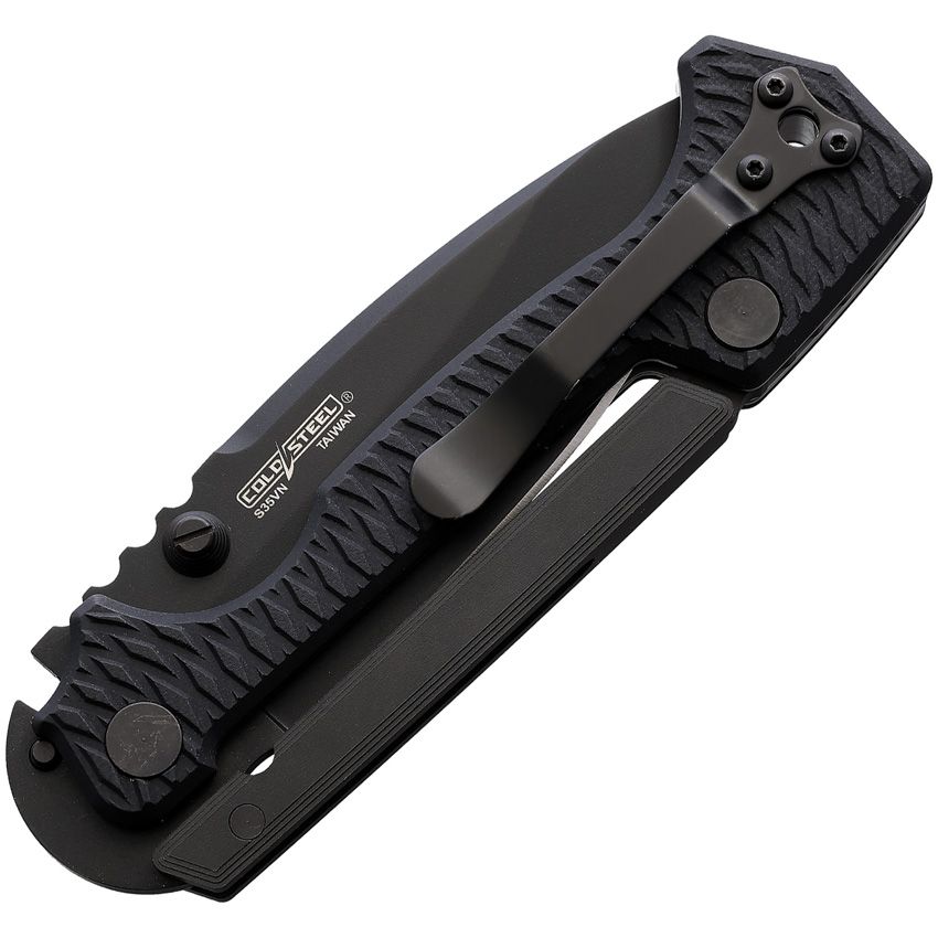 COLD STEEL CS58SQBKBK AD-15 SCORPIAN LOCK CPM-S35VN GRIV-EX HANDLE FOLDING KNIFE.