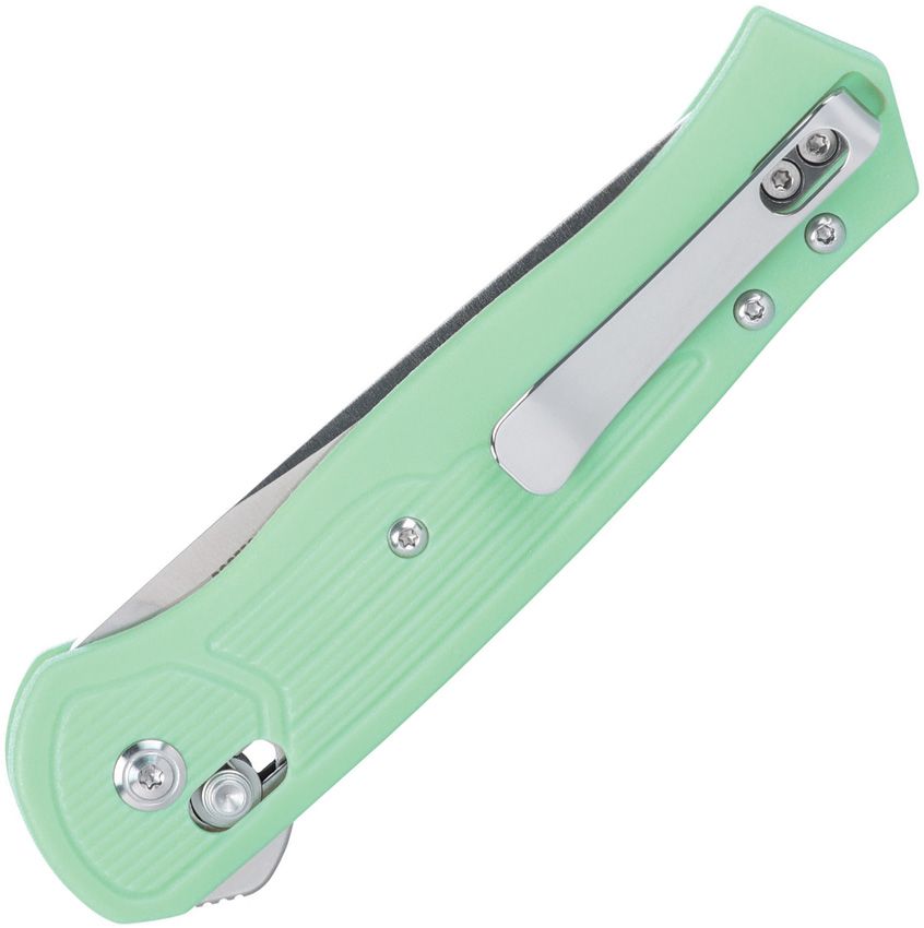 CRKT SERO 7170B – SATIN S35VN DROP POINT BLADE – AQUA GREEN GRN HANDLE – MADE IN CHINA