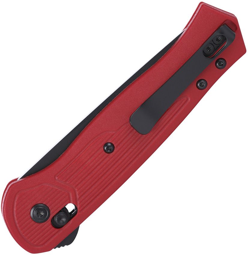 CRKT SERO 7170R – BLACK TINI S35VN DROP POINT BLADE – RED GRN HANDLE – MADE IN CHINA