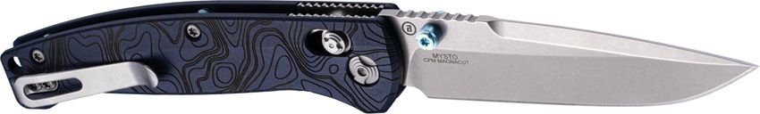 HOGUE MYSTO WATER ABLE LOCK 24456 – TUMBLED CPM-MAGNACUT CLIP POINT BLADE – BLUE CANYON RICHLITE HANDLE – MADE IN USA