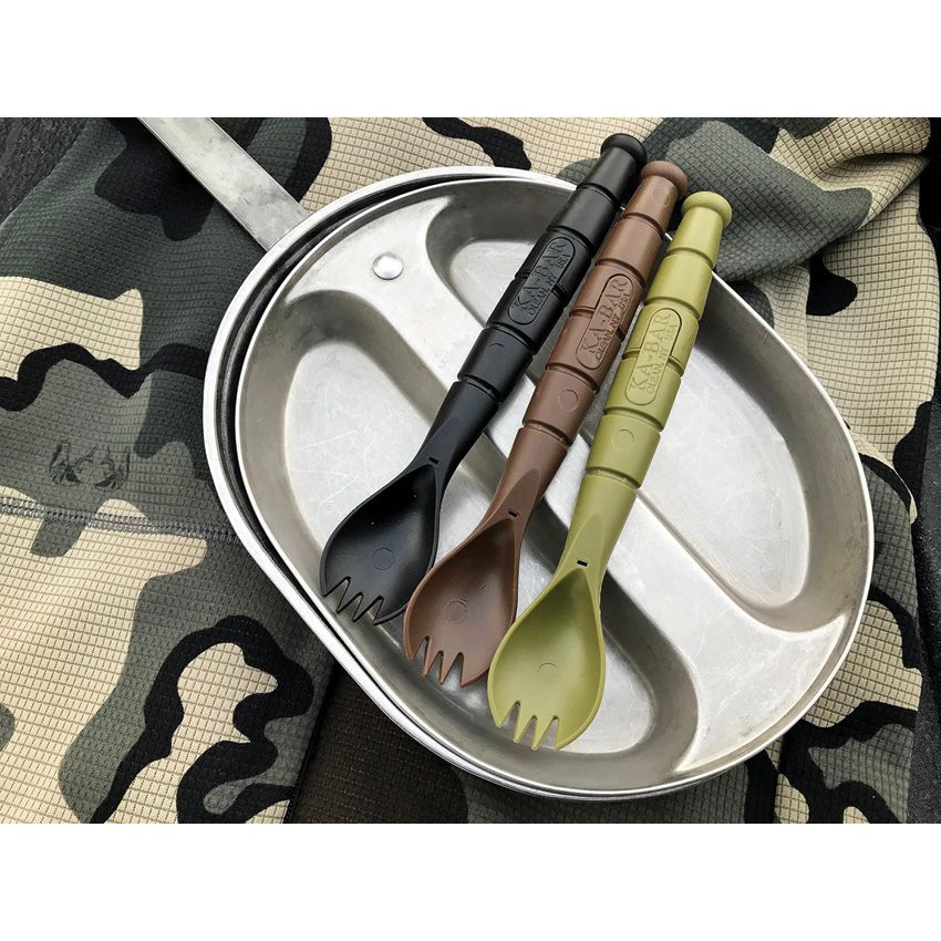 KA - BAR FIELD KIT SPORK/KNIFE SET, 3 - PACK - 9909MIL - SRK KNIVES AND SPORTS INC