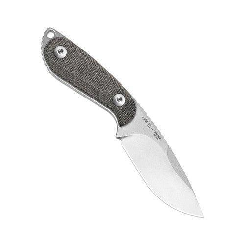 KIZER BUDDY 1081A8 – SATIN 14C28N DROP POINT – BLACK MICARTA – DESIGNED BY MAKSIM EPIFANTSEV – MADE IN CHINA