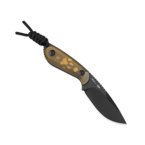 KIZER BUDDY 1081A1 – BLACK PVD NITRO‑V DROP POINT BLADE – ULTEM HANDLE – DESIGNED BY MAKSIM EPIFANTSEV – MADE IN CHINA