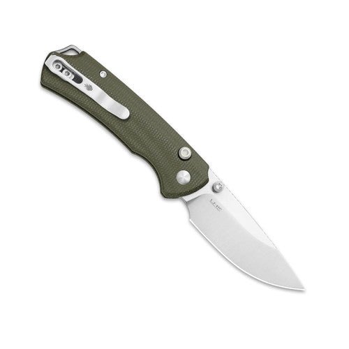 KIZER T1 BD V3490.2BA1 – NITRO‑V DROP POINT BLADE – OLIVE GREEN MICARTA – MADE IN CHINA