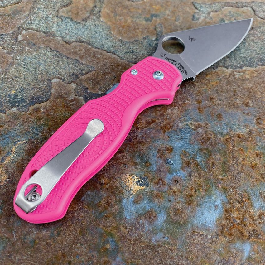LYNCH NORTHWEST GEAR LNWRSDSW TI CONSTRUCTION STONEWASH FINISH STANDARD CLIP FOR SPYDERCO WIRE CLIP KNIVES. - SRK KNIVES AND SPORTS INC