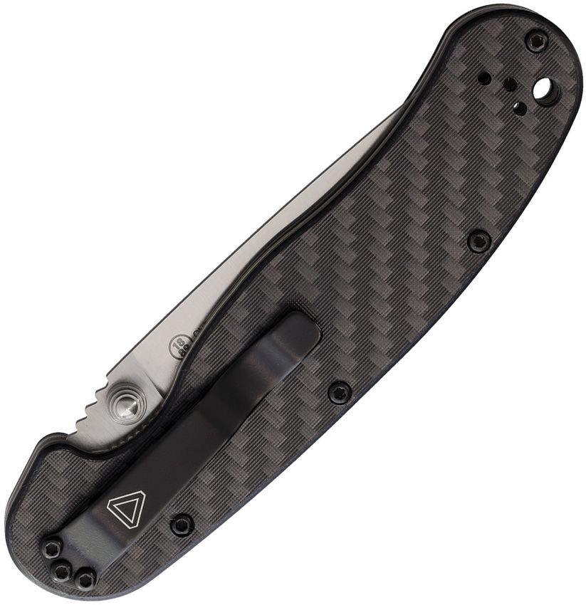 ONTARIO RAT 1.5 8884 FOLDING KNIFE – MAGNACUT DROP POINT BLADE – LINERLOCK – CF-G10 HANDLE – MADE IN TAIWAN - S&R Knives Inc.
