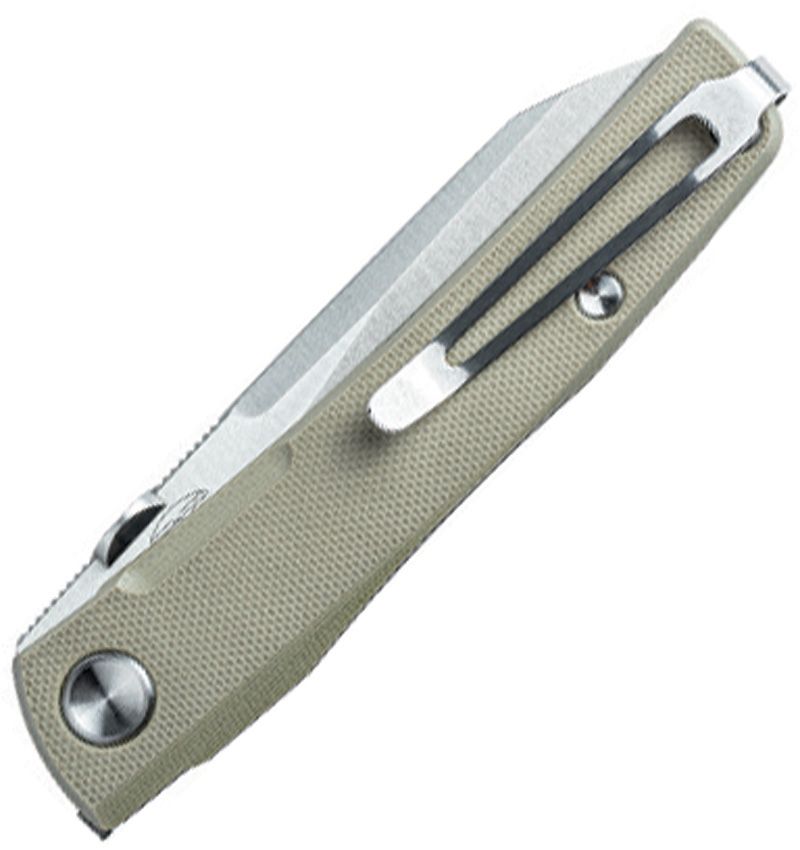 REAL STEEL KNIVES POLTERGEIST WORKS DESTRA PHANTOM FLIPPER KNIFE 3.31