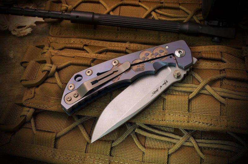 SPARTAN BLADE SF5 SPARTAN BABE HARSEY SE MAGNACUT STEEL SPECIAL EDITION FOLDING KNIFE. - S&R Knives Inc.