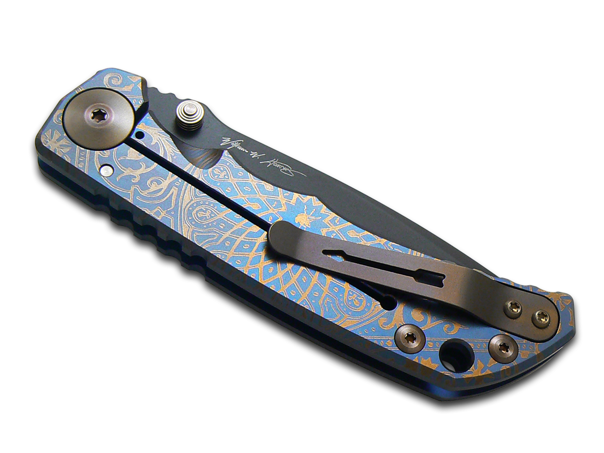 SPARTAN BLADES SF5RFLUSH SHF TI HANDLE 2025 SE CPM-MAGNACUT SPARTAN HARSEY ROYAL FLUSH FOLDING KNIFE. - S&R Knives Inc.