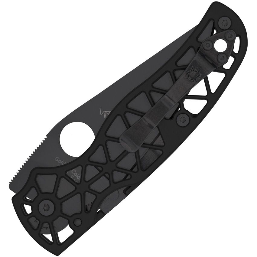 SPYDERCO EDGERATI COMPRESSION LOCK FOLDING KNIFE 3.57