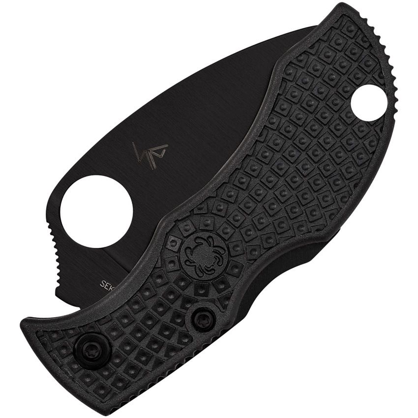 SPYDERCO MANBUG MBKWSBK WHARNCLIFFE LOCKBACK – BLACK TiCN VG10 SERRATED BLADE – BLACK FRN HANDLE – MADE IN JAPAN