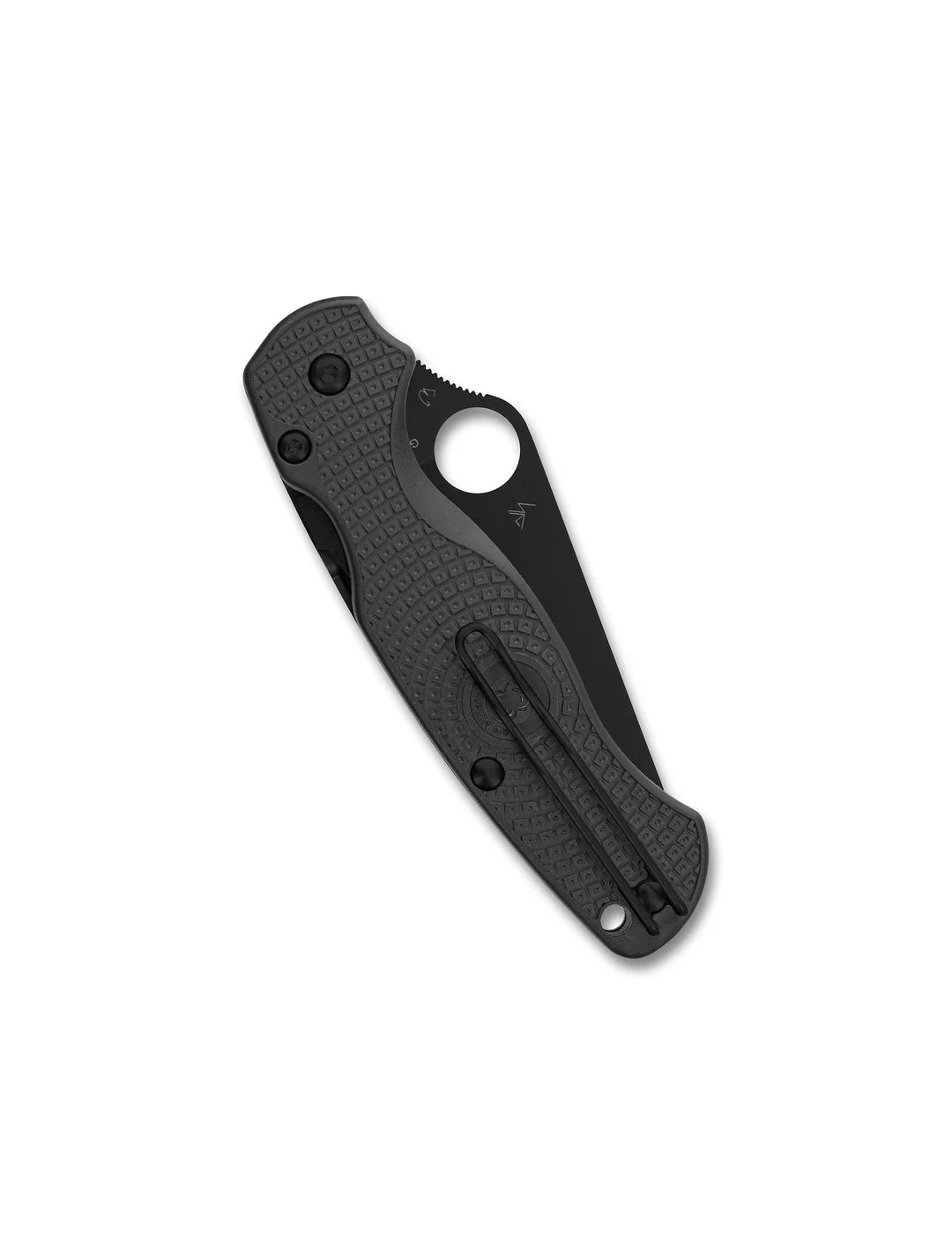 SPYDERCO PARA MILITARY 2 LIGHTWEIGHT C81SBK2 – SERRATED CTS‑BD1N BLADE – BLACK FRN HANDLE – MADE IN USA