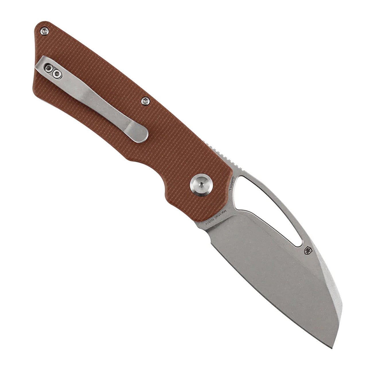 TENABLE KNIVES MARSHALL NOBLE GOBLIN L LINER LOCK FRONT FLIPPER KNIFE 3.08
