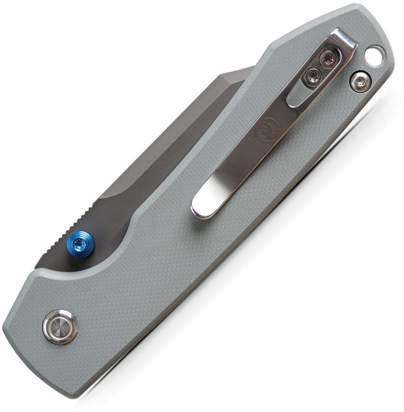 VOSTEED RACCOON A2918 – DESTROYER GRAY 14C28N BOWIE BLADE – GRAY G10 HANDLE – MADE IN CHINA