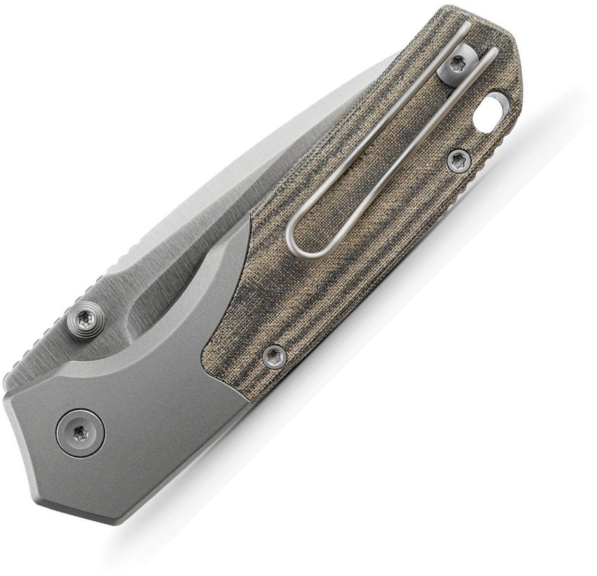 VOSTEED PSYOP VOSA2218 – MICARTA HANDLE, LINER LOCK, S35VN STEEL FOLDING KNIFE-A2218 – MADE IN CHINA