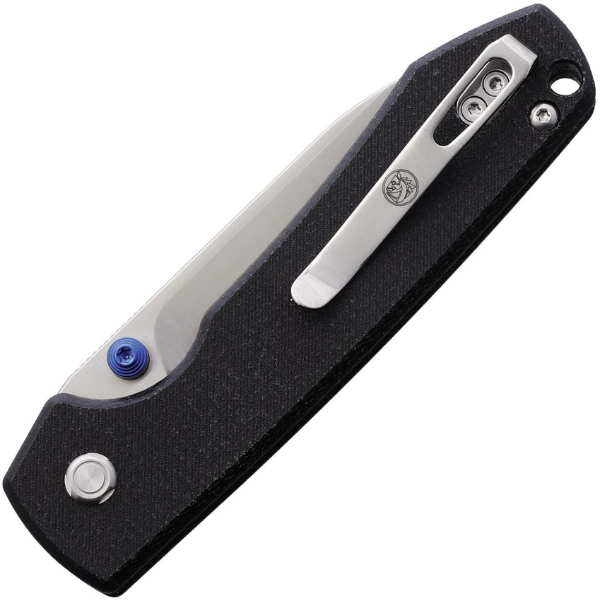 VOSTEED RACCOON A2903 – BLACK MICARTA HANDLE, TOP LINER LOCK, 14C28N STEEL FOLDING KNIFE – MADE IN CHINA