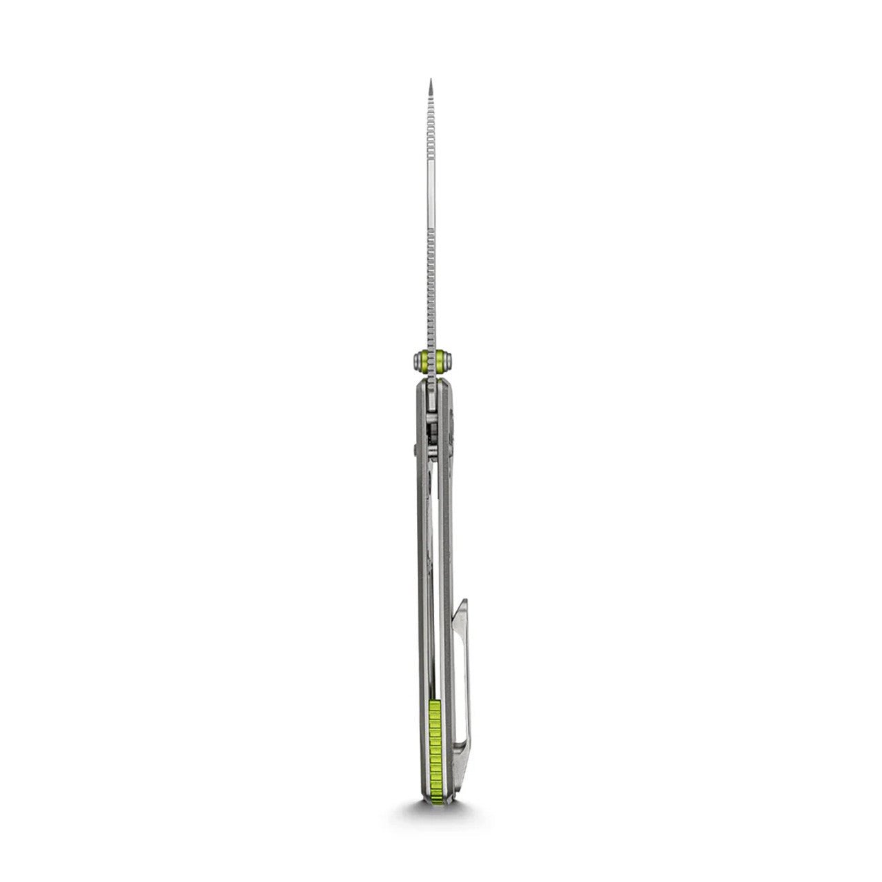 VOSTEED RACCOON TISLIM VOSA4501 – SAND BLAST 154CM DROP POINT BLADE – GRAY TITANIUM HANDLE – CROSSBAR LOCK – MADE IN CHINA - SRK KNIVES AND SPORTS INC