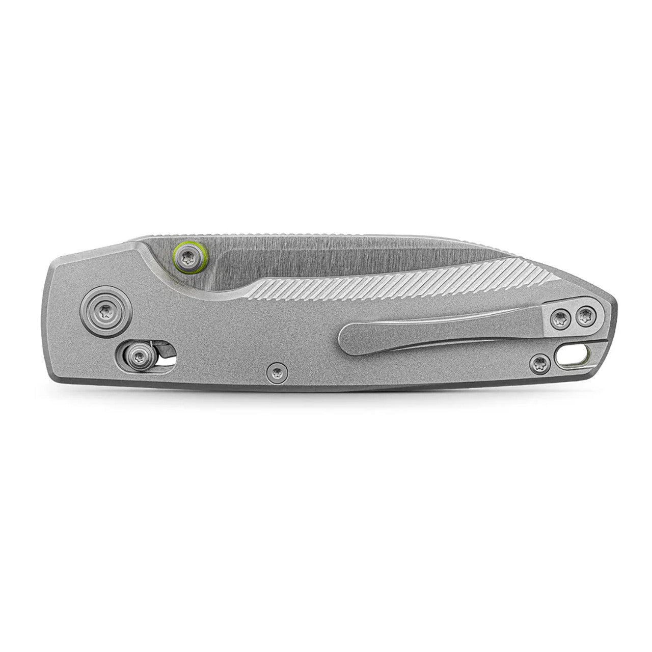 VOSTEED RACCOON TISLIM VOSA4501 – SAND BLAST 154CM DROP POINT BLADE – GRAY TITANIUM HANDLE – CROSSBAR LOCK – A4501- MADE IN CHINA