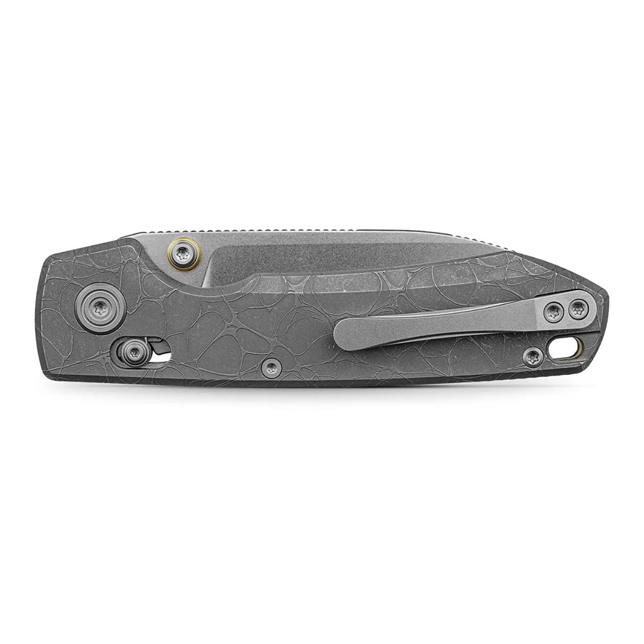 VOSTEED RACCOON TISLIM VOSA4506 – STONEWASH CPM S35VN DROP POINT BLADE – ACID ETCHED TITANIUM HANDLE – CROSSBAR LOCK – A4506-MADE IN CHINA