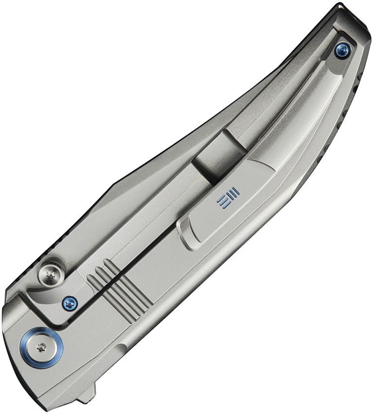 WE KNIFE CO. EZINTA INTEGRAL FRAME LOCK WE22041-2 – POLISHED BEAD BLAST BÖHLER M390 BLADE – INTEGRAL TITANIUM HANDLE – MADE IN CHINA