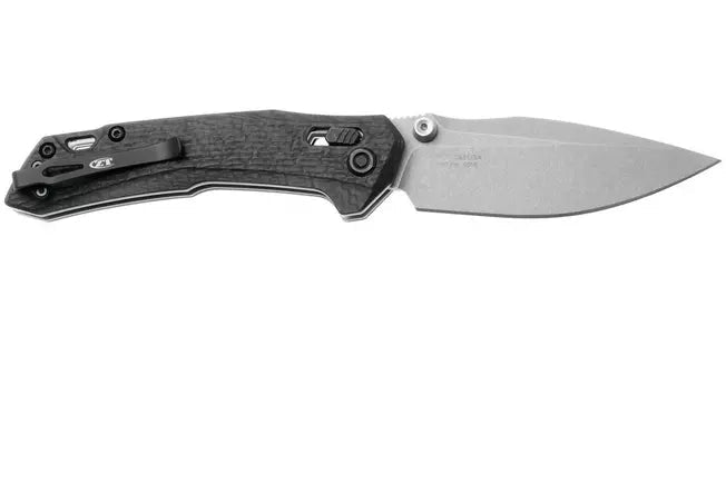 ZERO TOLERANCE 0203CF – WORKING FINISH M390 DROP POINT BLADE – 3D CARBON FIBER HANDLE – DURALOCK – MADE IN THE USA